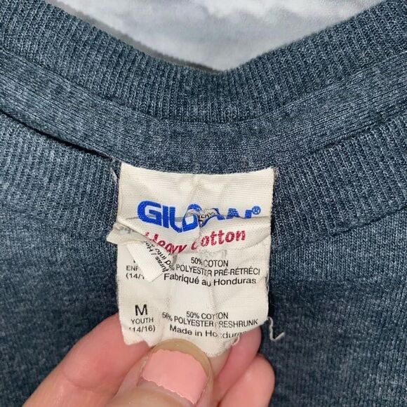 Gildan Outer banks Crewneck short sleeve t-shirt youth boys M - Picture 4 of 5